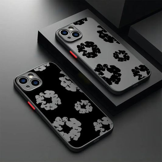 Denim Tears Style Matte iPhone Case - Vélanoworld