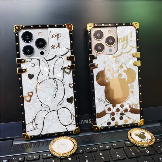 Gold Plating Duck Mouse Bling iPhone Case - Vélanoworld