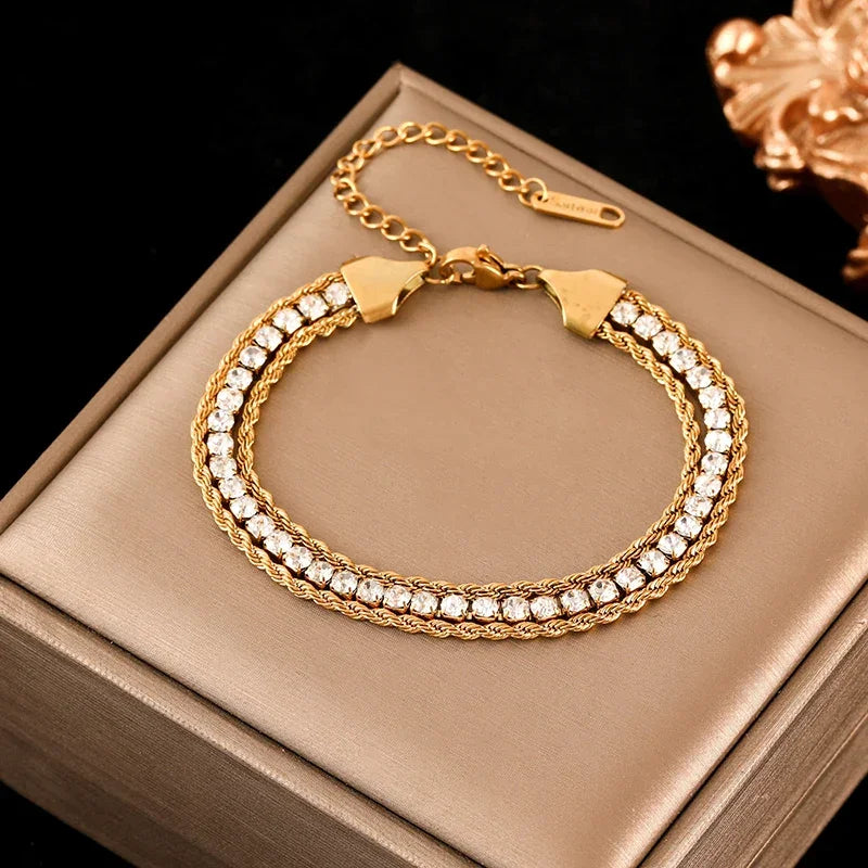 Stainless Steel Chain Link Bracelets - Vélanoworld