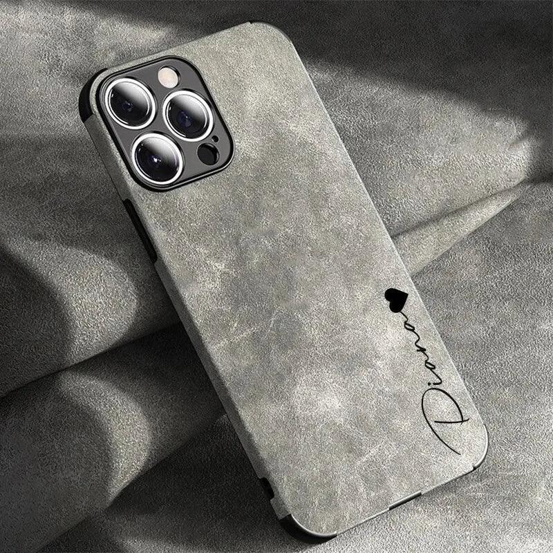 Personalised lamskin iPhone Case - Vélanoworld