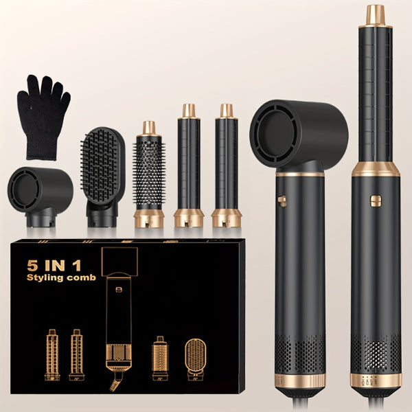 5-in-1 Hot Air Brush & Curling Wrap