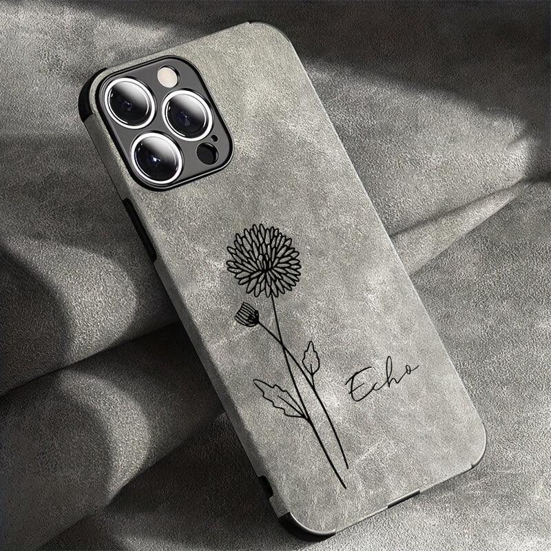 Personalised Floral Phone Case - Vélanoworld