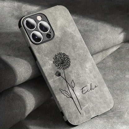 Personalised Floral Phone Case - Vélanoworld