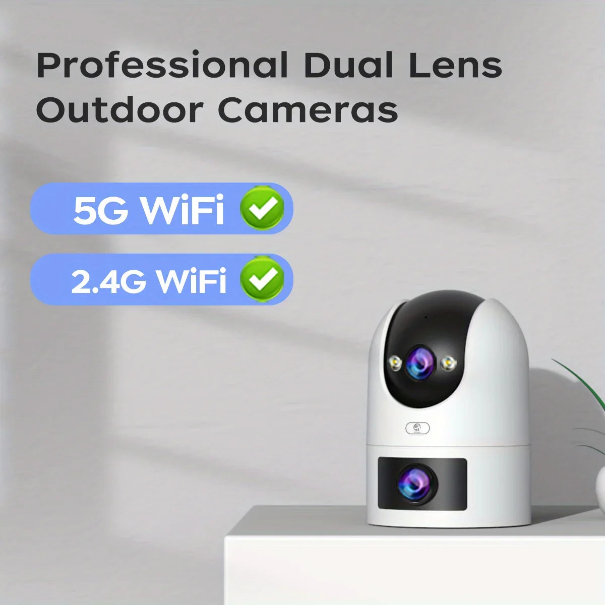 3MP Outdoor WiFi Security Camera with Night Vision