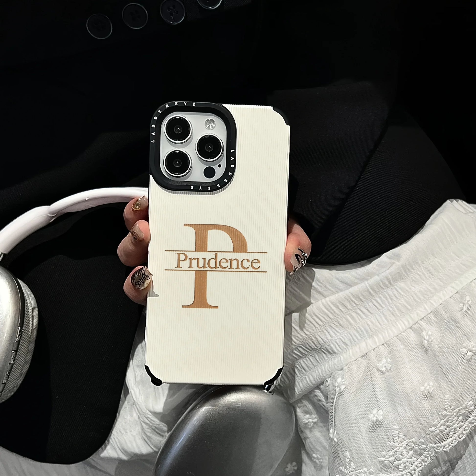 Custom Alphabet Laser-Carved Phone Case - Vélanoworld