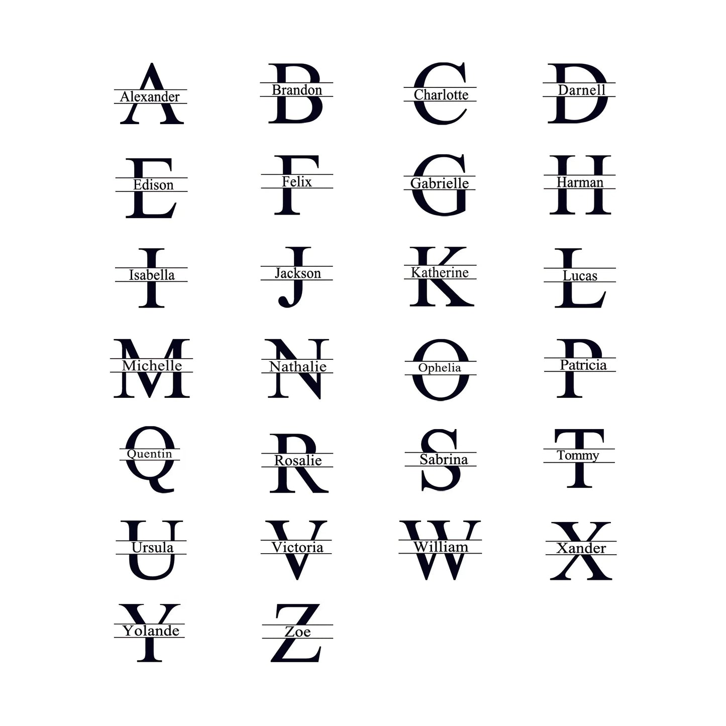 Custom Alphabet Laser-Carved Phone Case - Vélanoworld