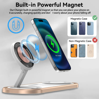 3-in-1 Magnetic Charging Station - Vélanoworld
