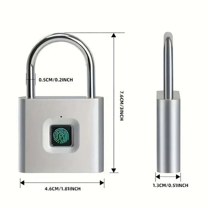 Biometric Smart Padlock - 2 Pack