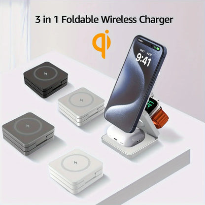 3-in-1 Foldable Wireless Charging Station