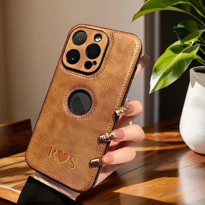 Personalised Faux Leather Phone Case - Vélanoworld