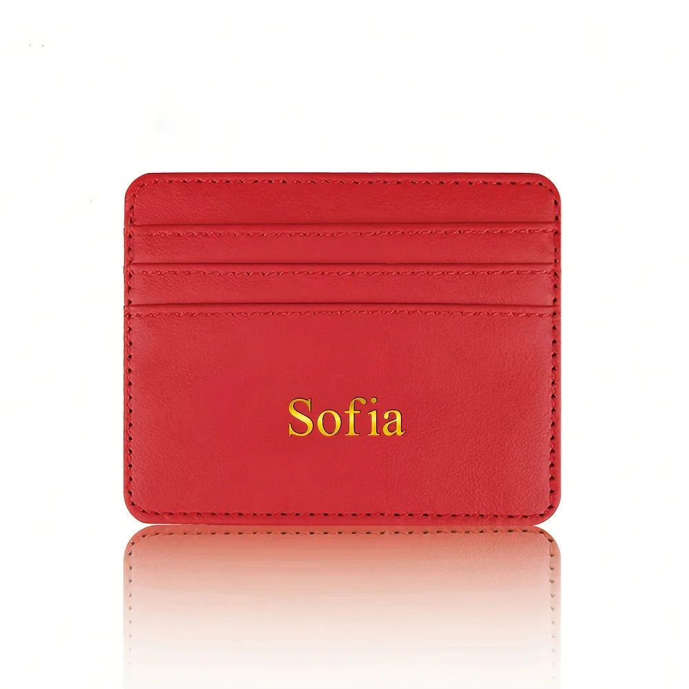 Custom Initial Faux Leather Wallet - Vélanoworld