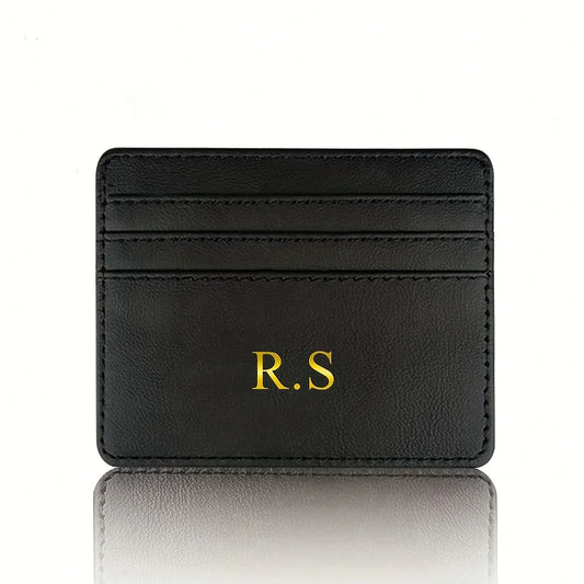 Custom Initial Faux Leather Wallet - Vélanoworld