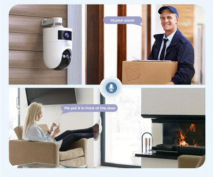 3MP Outdoor WiFi Security Camera with Night Vision