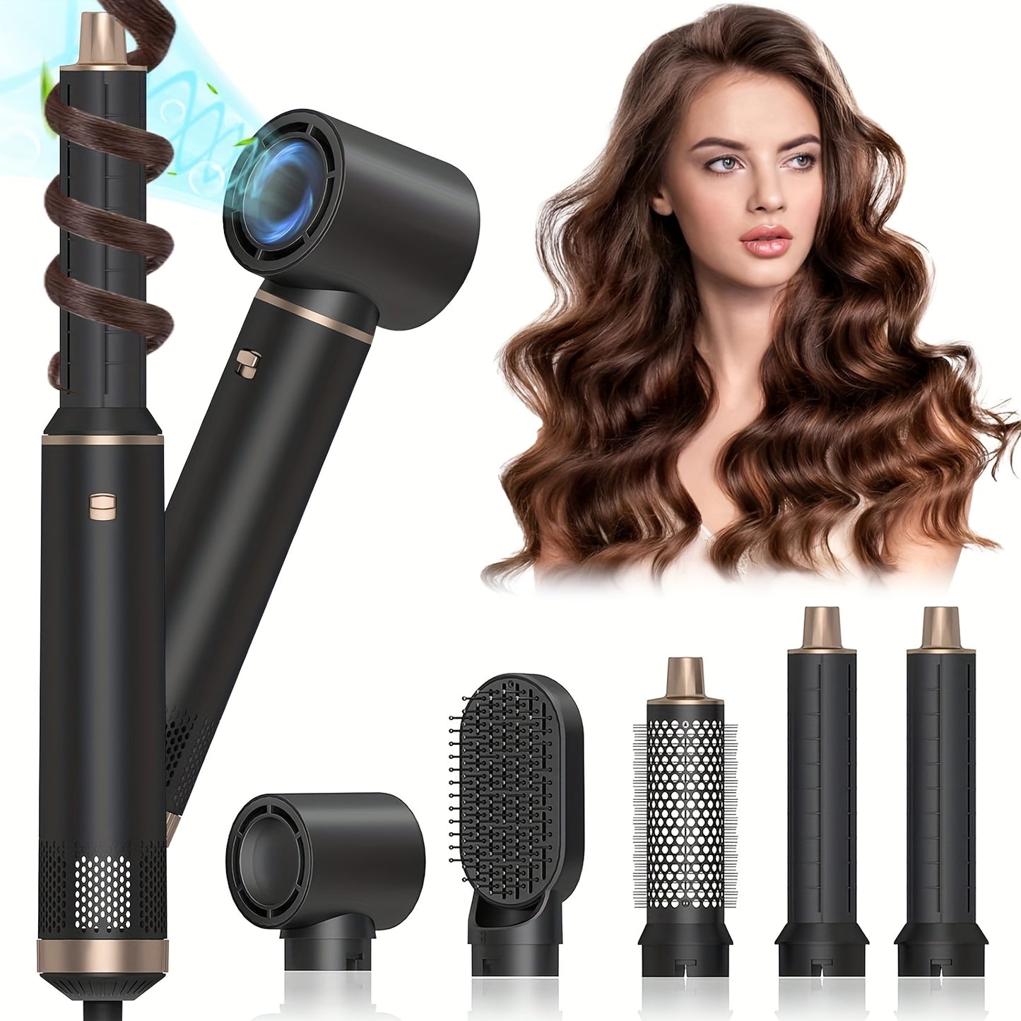 5-in-1 Hot Air Brush & Curling Wrap