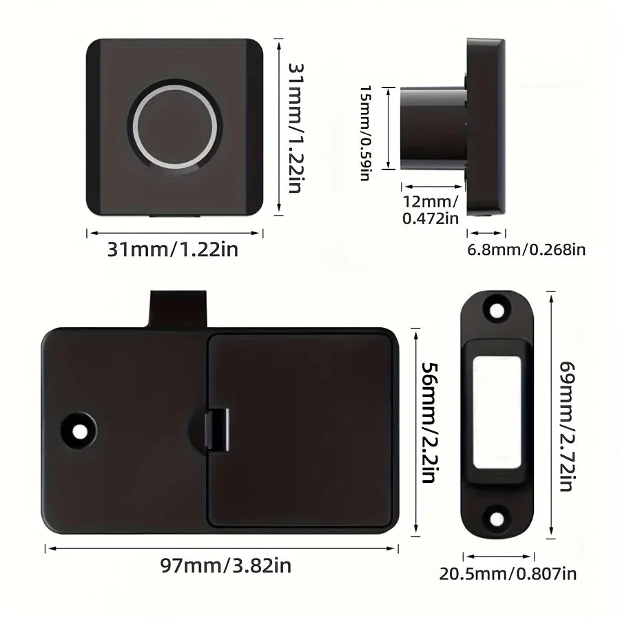 Smart Fingerprint Drawer Lock