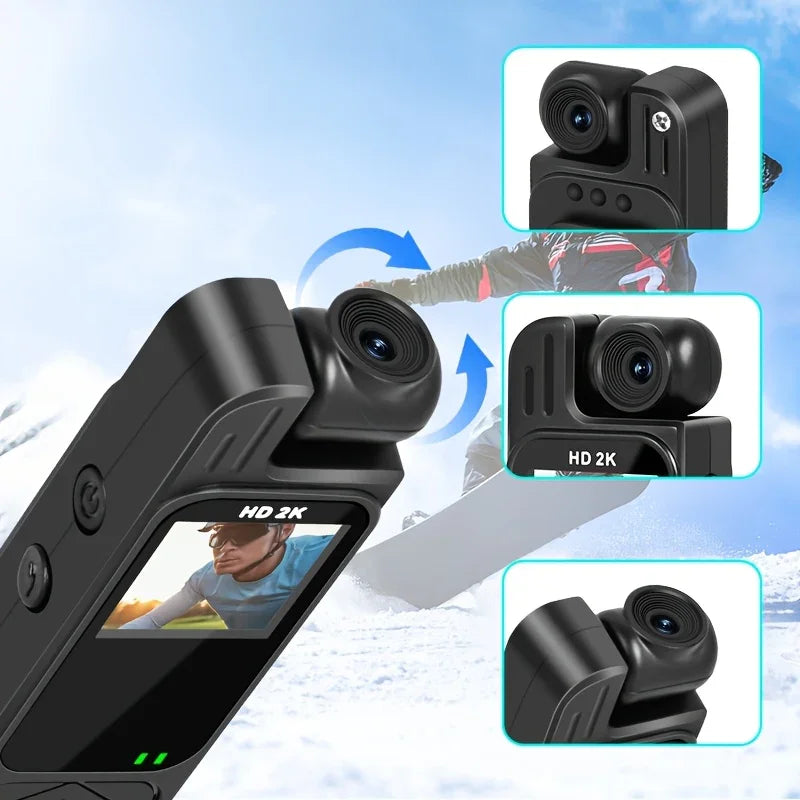 2K Compact Wearable Body Camera