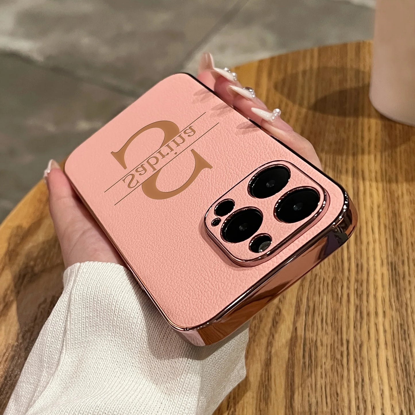 Personalised Faux Leather iPhone Case - Vélanoworld