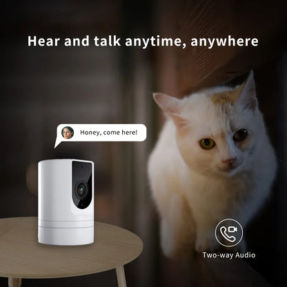 1080p Portable Indoor WiFi Security Camera - Dual Pack