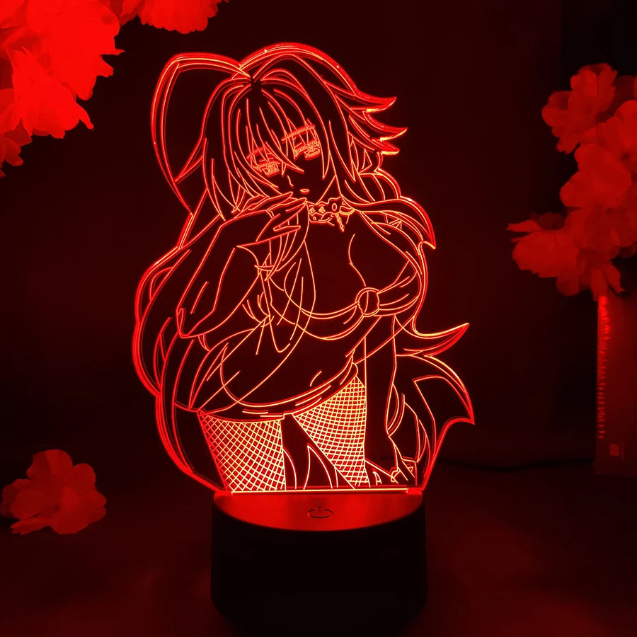 High School DxD Anime LED Light Painting