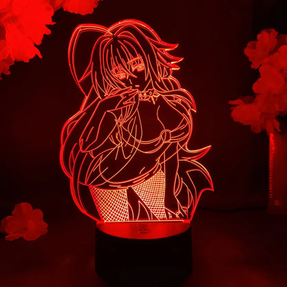 High School DxD Anime LED Light Painting