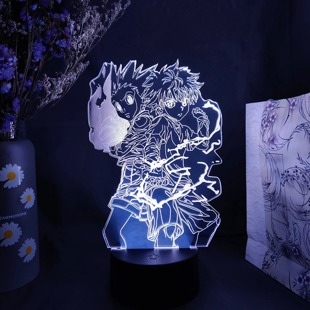 Hunter x Hunter Anime- Gon x Killua 3D LED Night Light