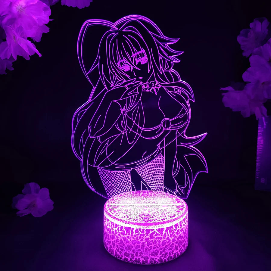High School DxD Anime LED Light Painting
