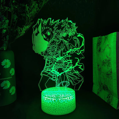 Hunter x Hunter Anime- Gon x Killua 3D LED Night Light