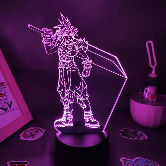 Final Fantasy Game 3D LED Night Light