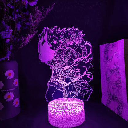 Hunter x Hunter Anime- Gon x Killua 3D LED Night Light