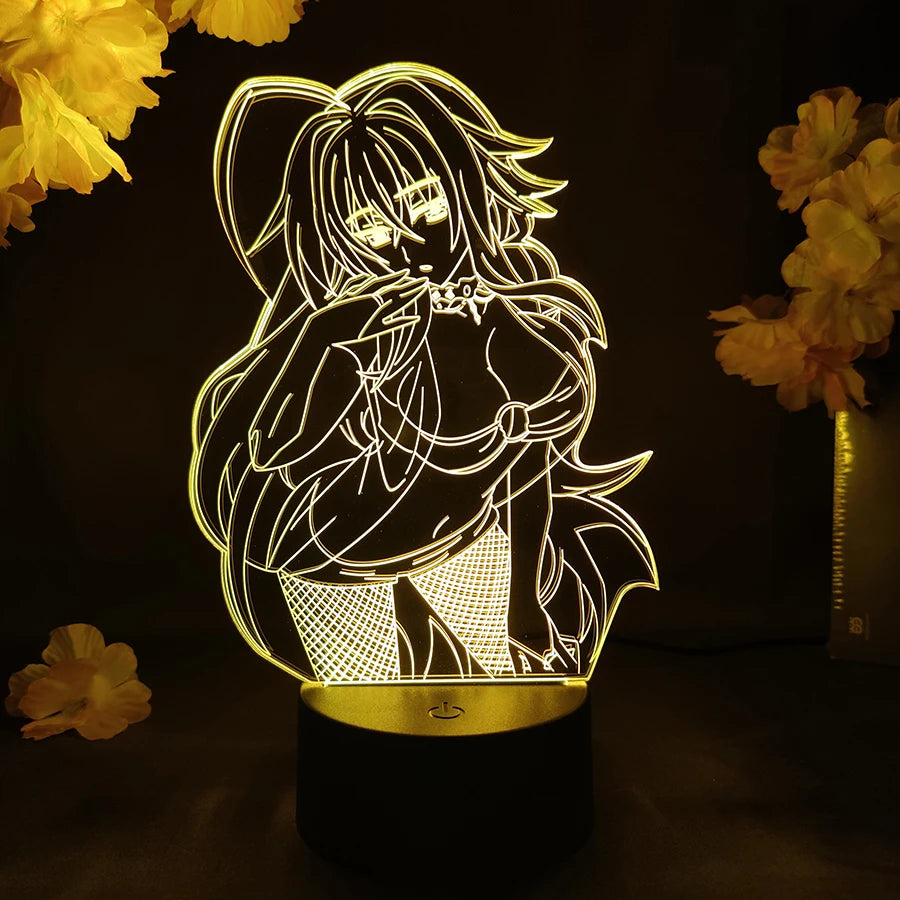 High School DxD Anime LED Light Painting