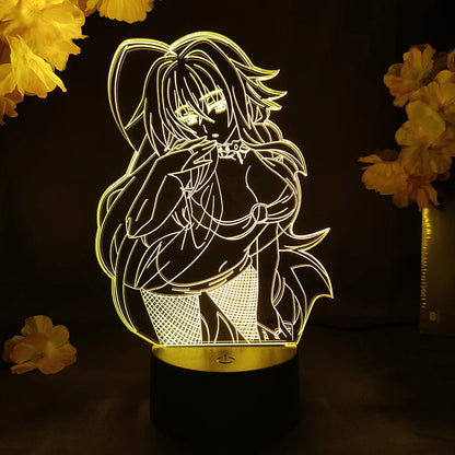High School DxD Anime LED Light Painting