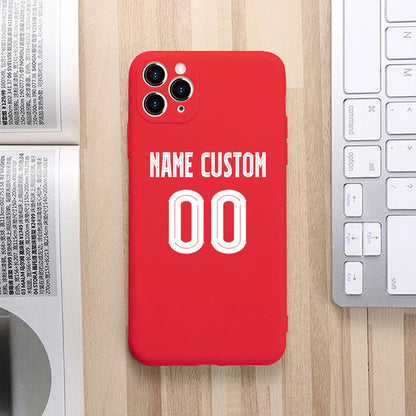 Custom Football Number & Name iPhone Case - Vélanoworld