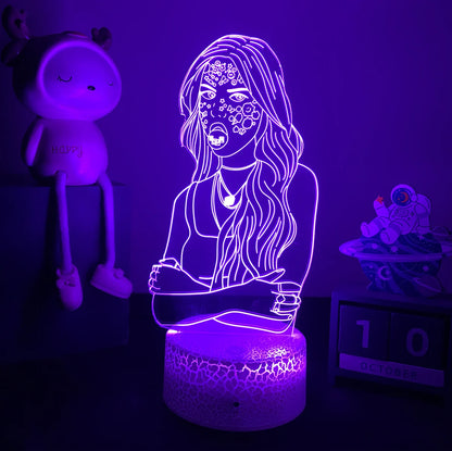 Olivia Rodrigo 3D LED Night Light