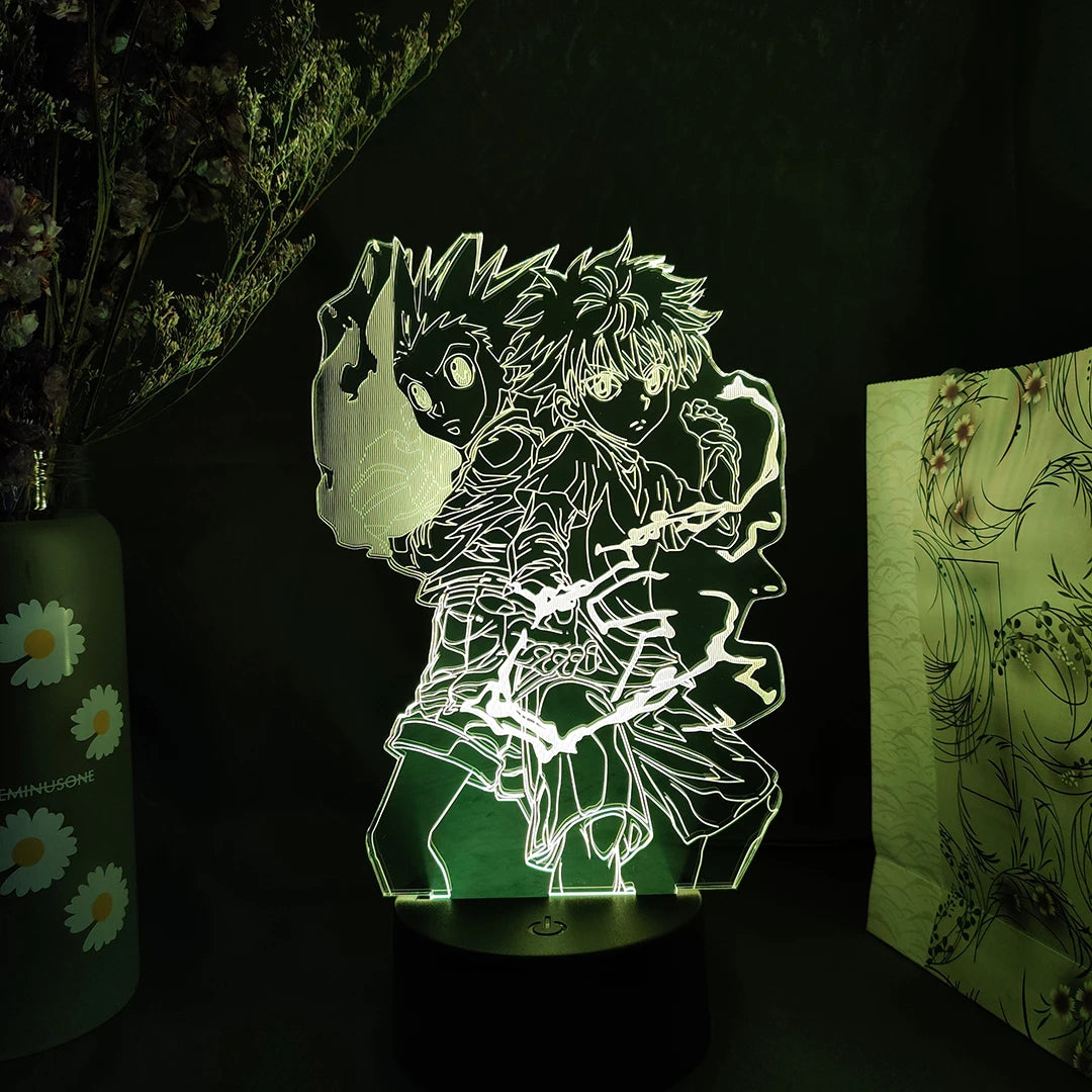 Hunter x Hunter Anime- Gon x Killua 3D LED Night Light