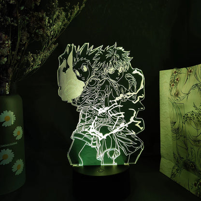 Hunter x Hunter Anime- Gon x Killua 3D LED Night Light