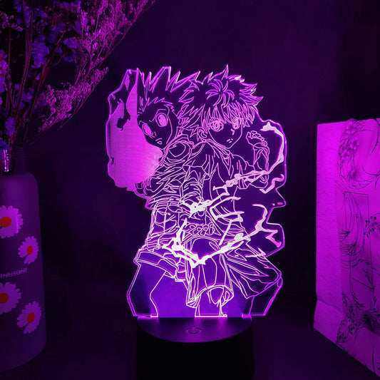 Hunter x Hunter Anime- Gon x Killua 3D LED Night Light