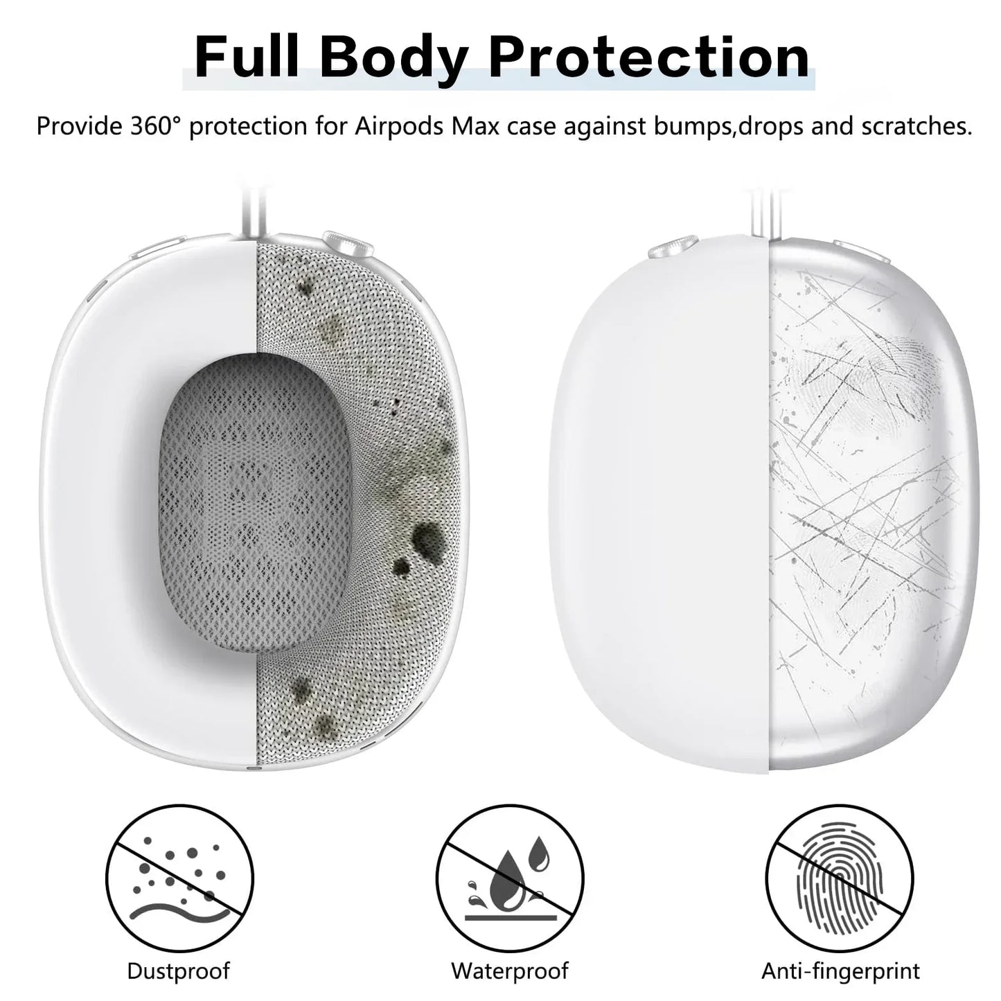 AirPods Max Silicone Protective Case Cover - Vélanoworld
