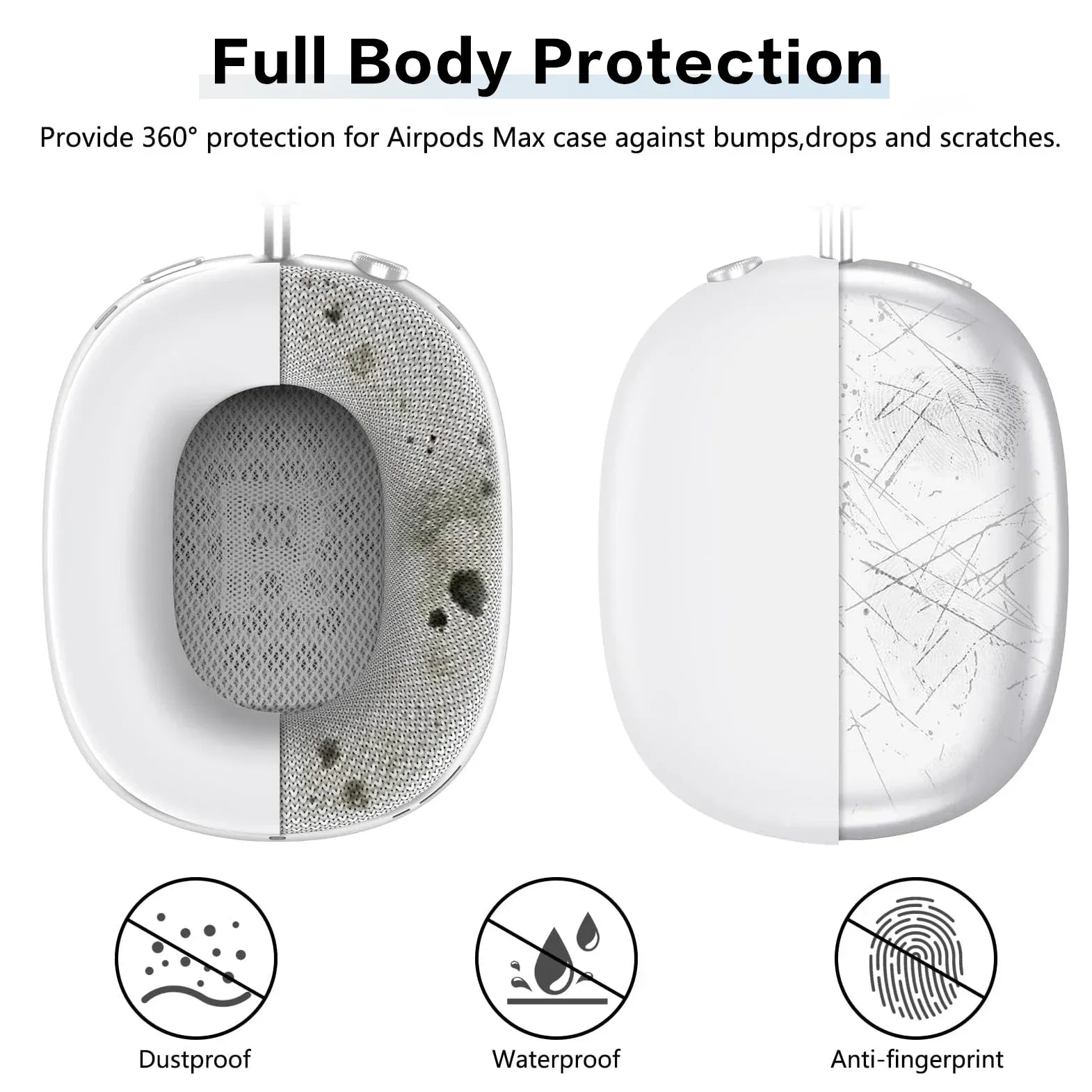 AirPods Max Silicone Protective Case Cover - Vélanoworld