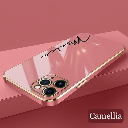 Luxury Silicone Name Case for iPhone - Vélanoworld