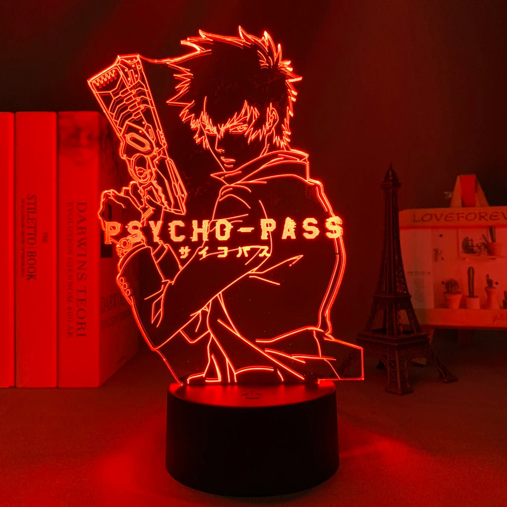 Psycho-Pass Anime 3D LED Night Light