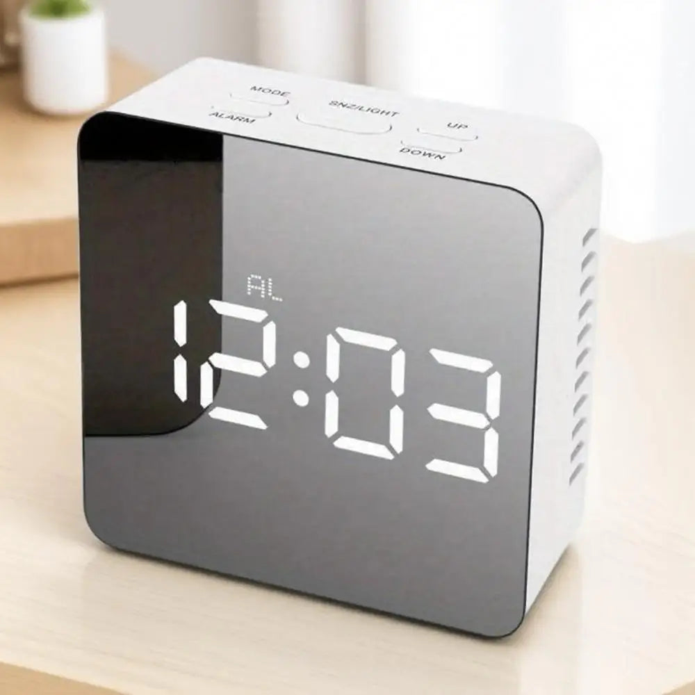 LED Digital Alarm Clock with Temperature Display