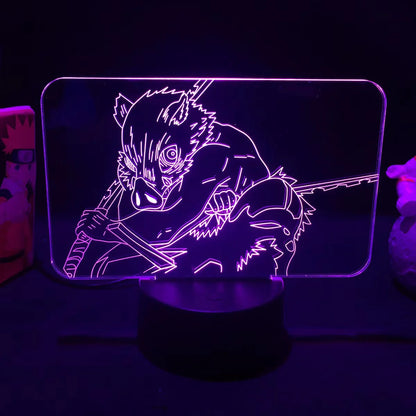 Demon Slayer Anime 3D LED Night Lamp