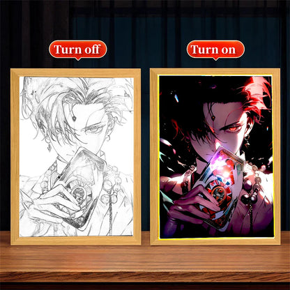 Hunter × Hunter Anime LED Light Painting Frame