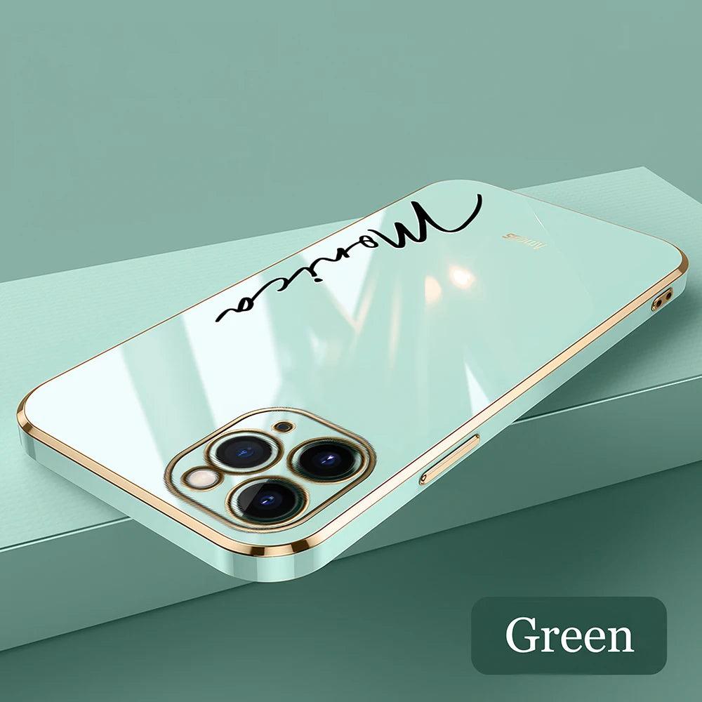 Luxury Silicone Name Case for iPhone - Vélanoworld