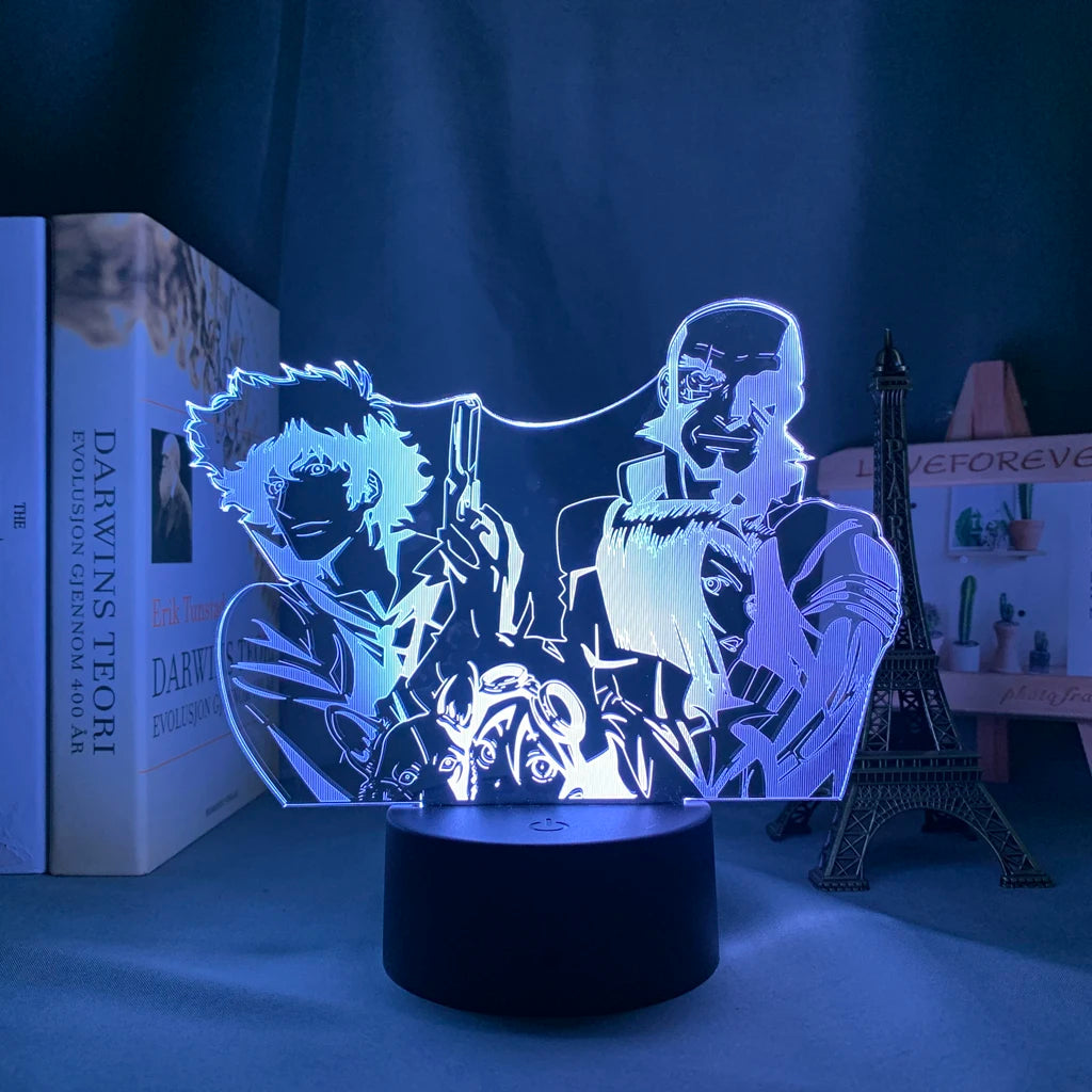 Cowboy Bebop Anime 3D LED Night Light