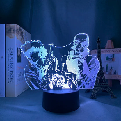 Cowboy Bebop Anime 3D LED Night Light