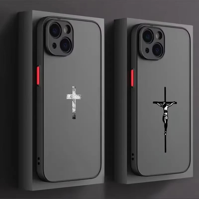 Catholic Themed Phone Case - Jesus Cross Phone Cover