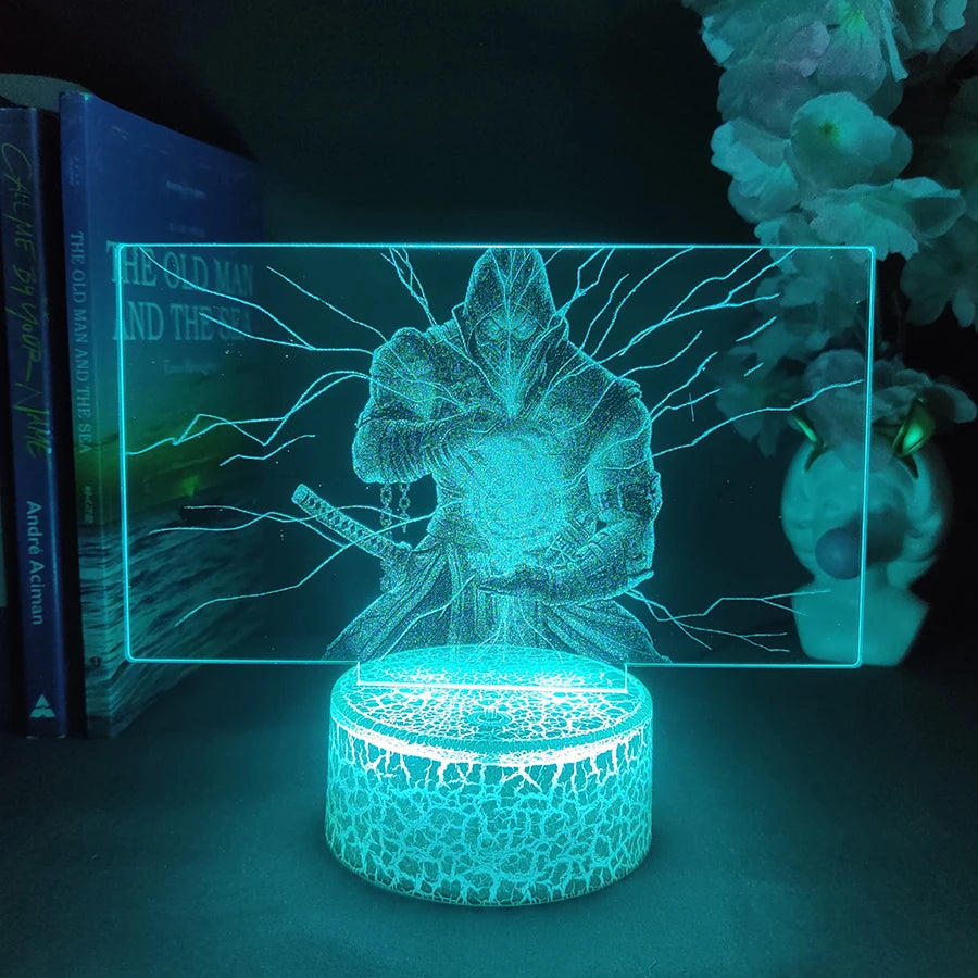 Mortal Kombat–themed 3D LED Night Light