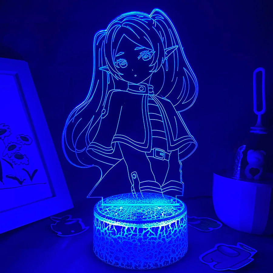 Frieren Anime 3D LED Night Light