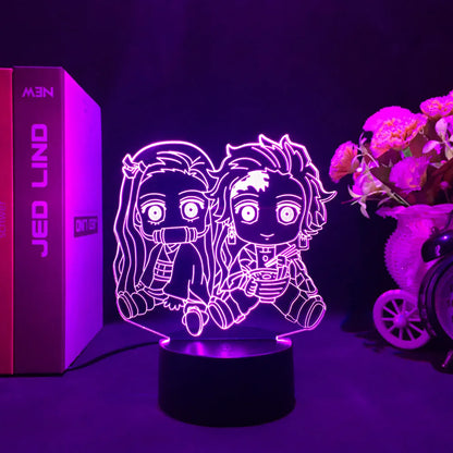 Demon Slayer Anime 3D LED Night Lamp
